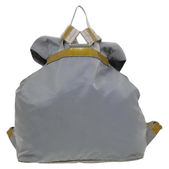 PRADA Backpack Nylon Light Blue Silver Auth - Picture 2 of 16